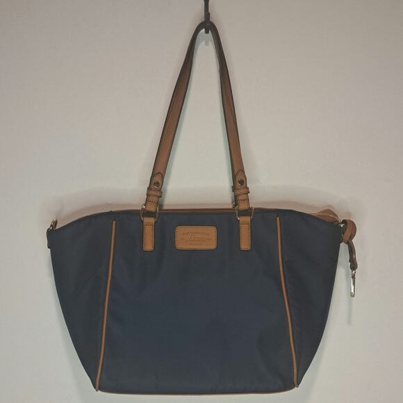 G.H. Bass & Co. Handbags - G.H. Bass and Co. Nylon Navy Tote Shoulder Bag